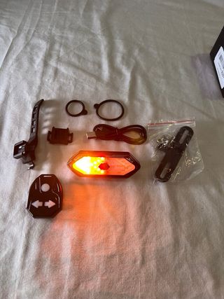 Luz Trasera Bici USB Recargable Inteligente