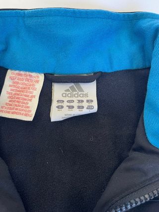Sudadera Adidas Negra y Azul