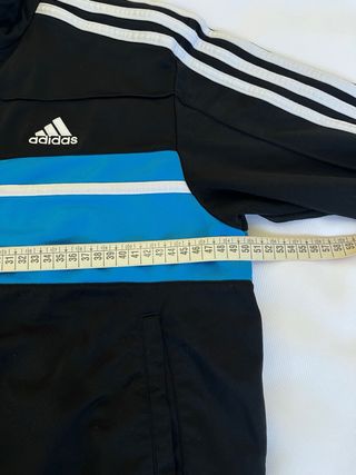 Sudadera Adidas Negra y Azul