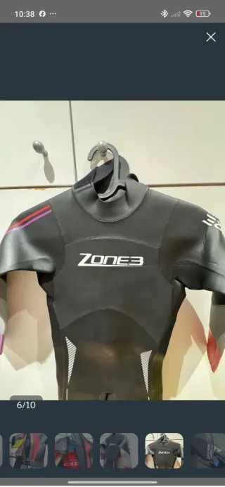 Neopreno Triatlón Zone3 Niño Talla S