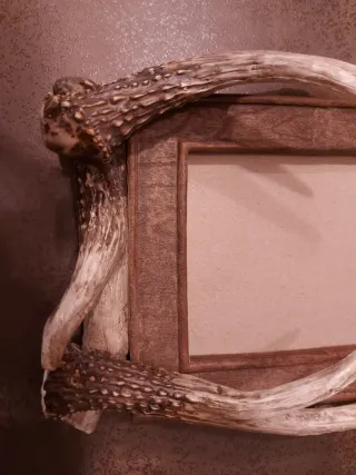 Marco de fotos rústico