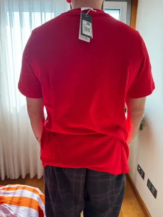 Camiseta Adidas Roja Talla L