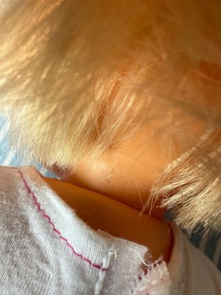 Muñeca Nenuco con vestido de rayas