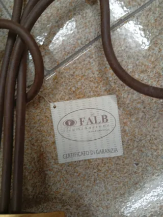 Lampada parete Falb 5 luci