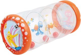 LUDI 3452 - Rodillo para bebés, rojo, 45 x Ø 20 cm