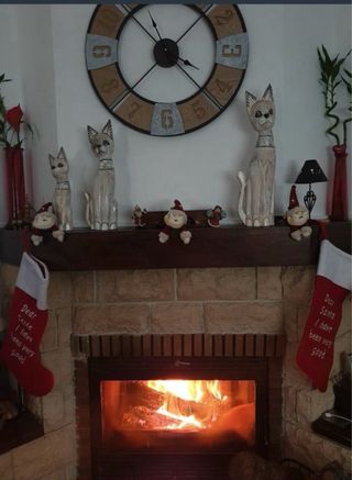 Casete chimenea leña metal