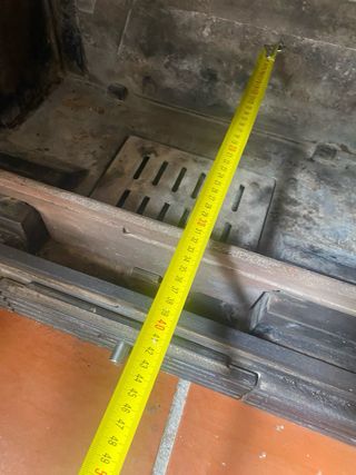 Casete chimenea leña metal