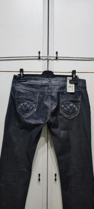 Jeans donna a zampa taglia 48/XXL