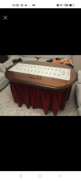 Mesa comedor cristal y madera