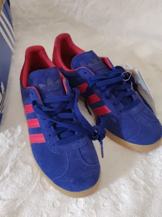 Adidas Gazelle Blu/Rosse