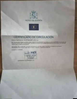 Patinete eléctrico Smartgyro Rockway