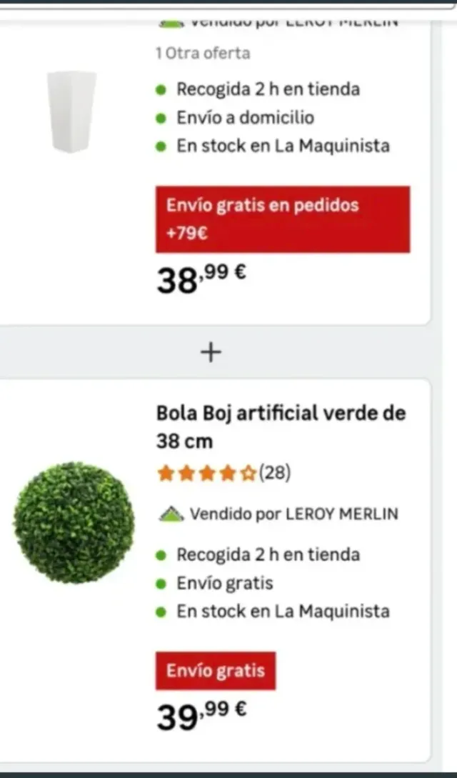 Macetero moderno blanco diseño