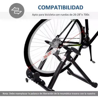 Rodillo de Bicicleta Entrenamiento Plegable