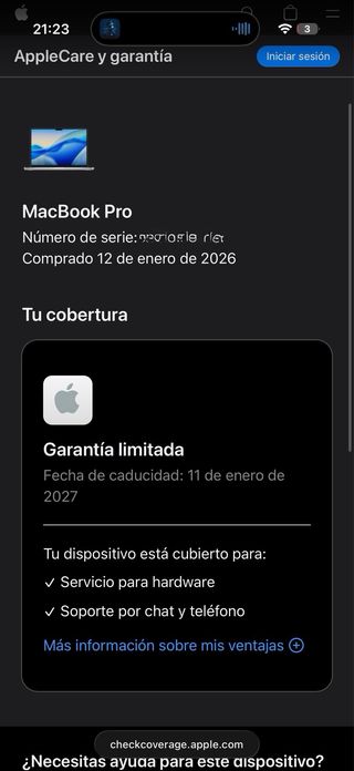 MacBook Pro 14” M5 24 GB 1 TB SSD GARANTÍA