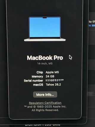 MacBook Pro 14” M5 24 GB 1 TB SSD GARANTÍA