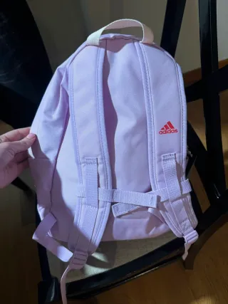Mochila Adidas Infantil Rosa y Beige