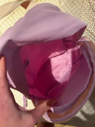 Mochila Adidas Infantil Rosa y Beige