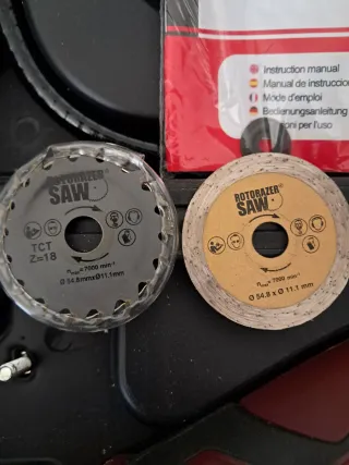 Mini sierra circular Rotorazer Saw y Maletín