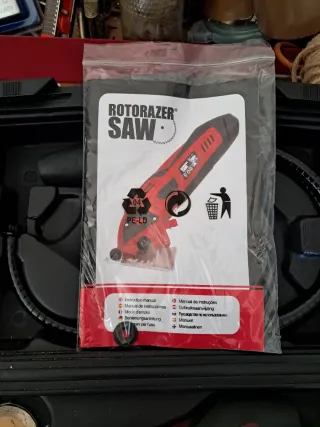 Mini sierra circular Rotorazer Saw y Maletín