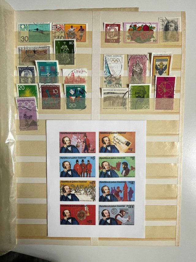 Lote variado de sellos.