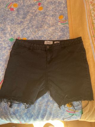 Pantalones cortos vaqueros negros Jenna