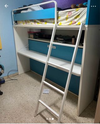 Litera con escritorio y cama abatible