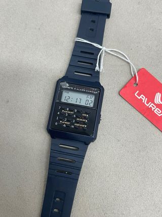 Orologio Laurens Rettangolare Blu