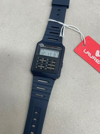 Orologio Laurens Rettangolare Blu