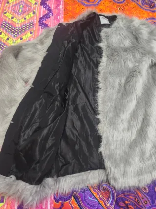 Abrigo elegante Bershka mujer gris S