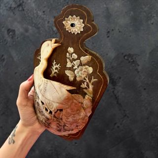 Antico porta ventaglio madreperla 1880