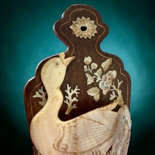 Antico porta ventaglio madreperla 1880