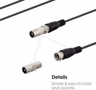 DollaTek Mini Antena de TV Digital para Interiores