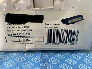 VENDO BARRA DE LED Y CUNETEROS NUEVOS