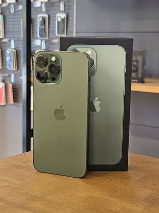IPHONE 13 PRO MAX 128GB VERDE BATE. 100%