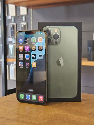 IPHONE 13 PRO MAX 128GB VERDE BATE. 100%