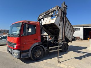 Mercedes ATEGO 1624 grua y volquete