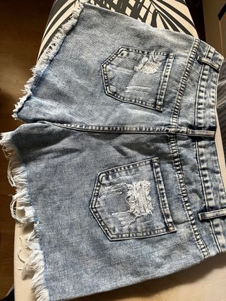 Shorts vaqueros mujer rotos