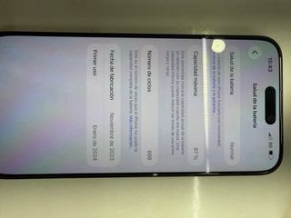 iPhone 15 Pro Max Negro/Plateado