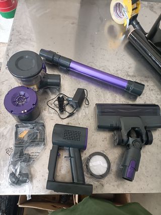 - 35Kpa Aspiradora sin Cable,3-en-1 Escoba Aspir