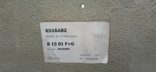 Cristal Parabrisas Peugeot 309 6516ABZ