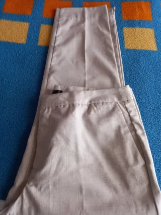 Pantalón Zara Beige Mujer