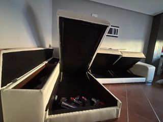 Sofá Chaise Longue Blanco Esta pelado lo que se ve