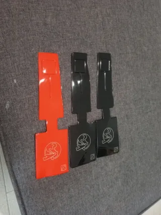 Set 3 targhette nomi per valigia