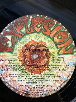 Desde Santurce a Bilbao Blues Band LP