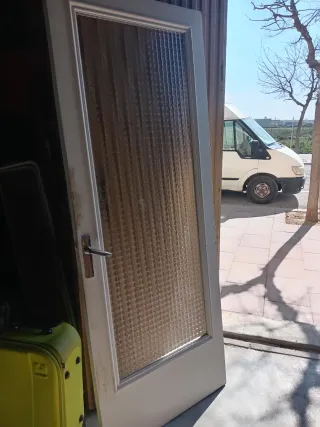 2 Puertas Comedor Blancas Macizas