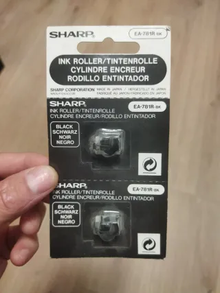 Rodillo entintador Sharp EA-781R-BK. 2 unidades