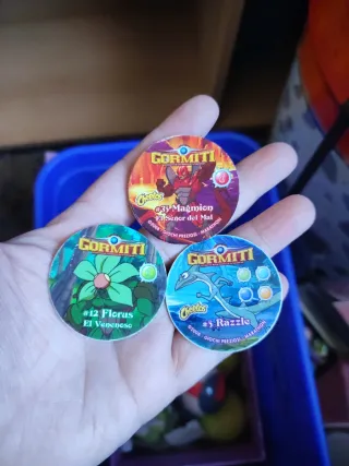 Tazos Gormiti Cheetos (3 unidades)