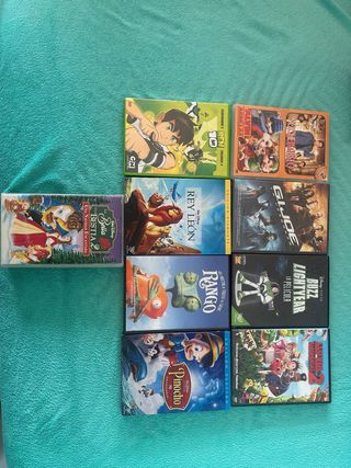 LOTE DE PELÍCULAS DVD INFANTILES / DISNEY