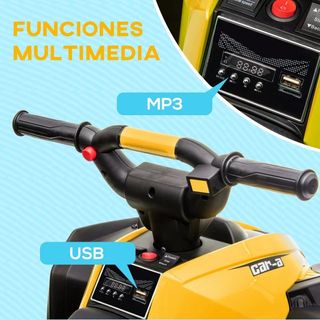 Quad Eléctrico para Niños de 3-5 Años Vehículo