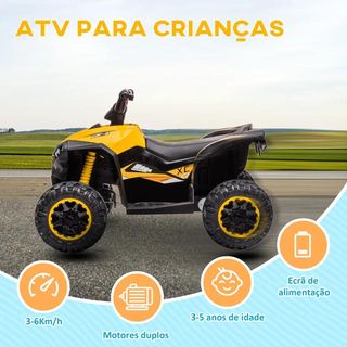 Quad Eléctrico para Niños de 3-5 Años Vehículo